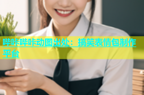 哔咔哔咔动图出处：搞笑表情包制作平台